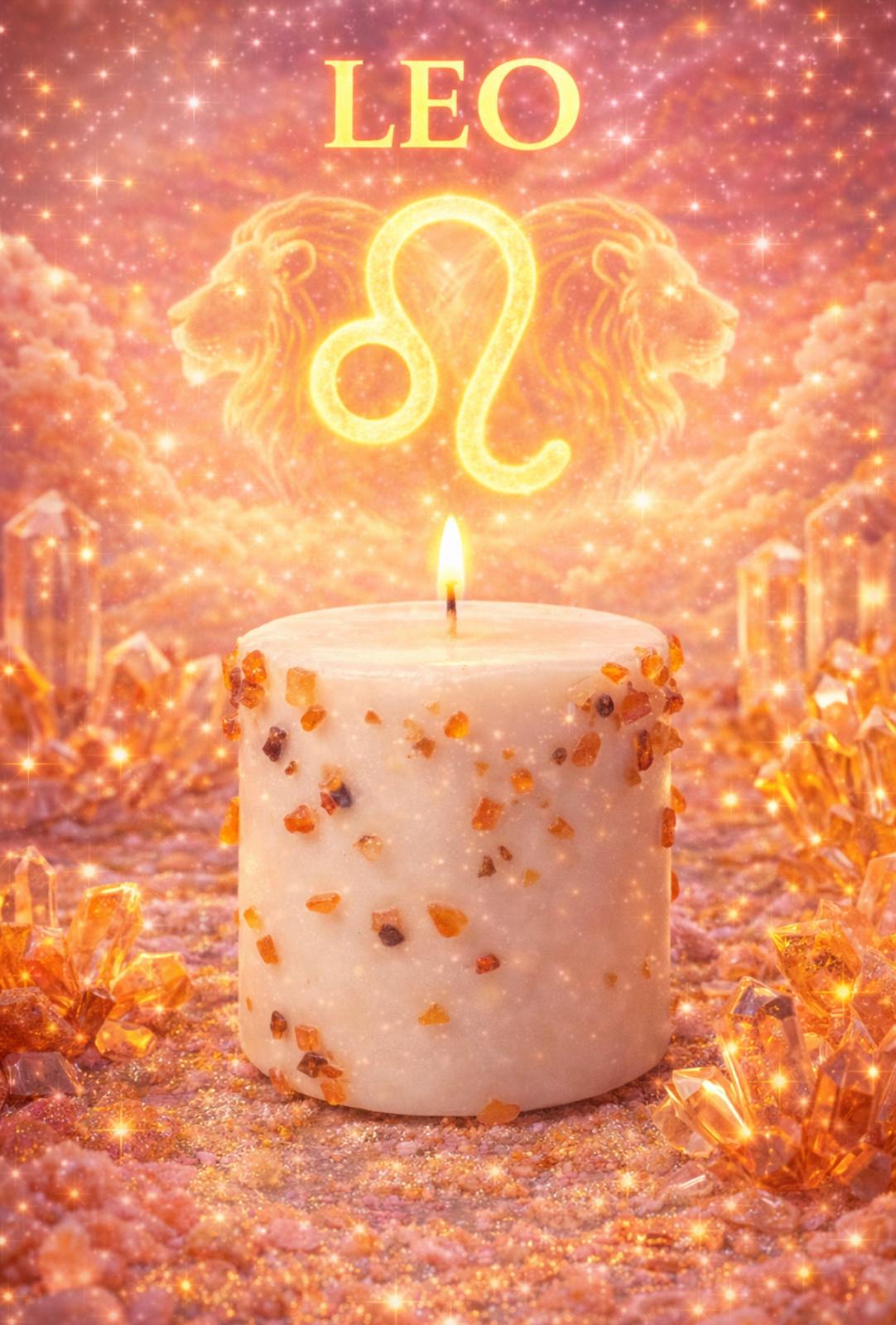 Velas del zodiaco leo
