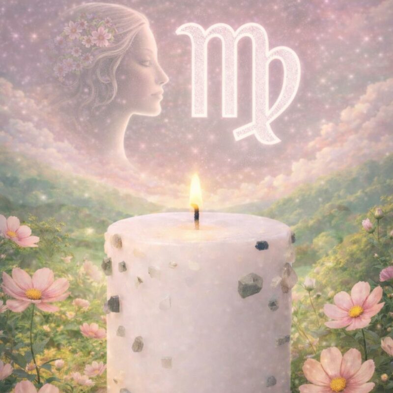 Velas del zodiaco virgo